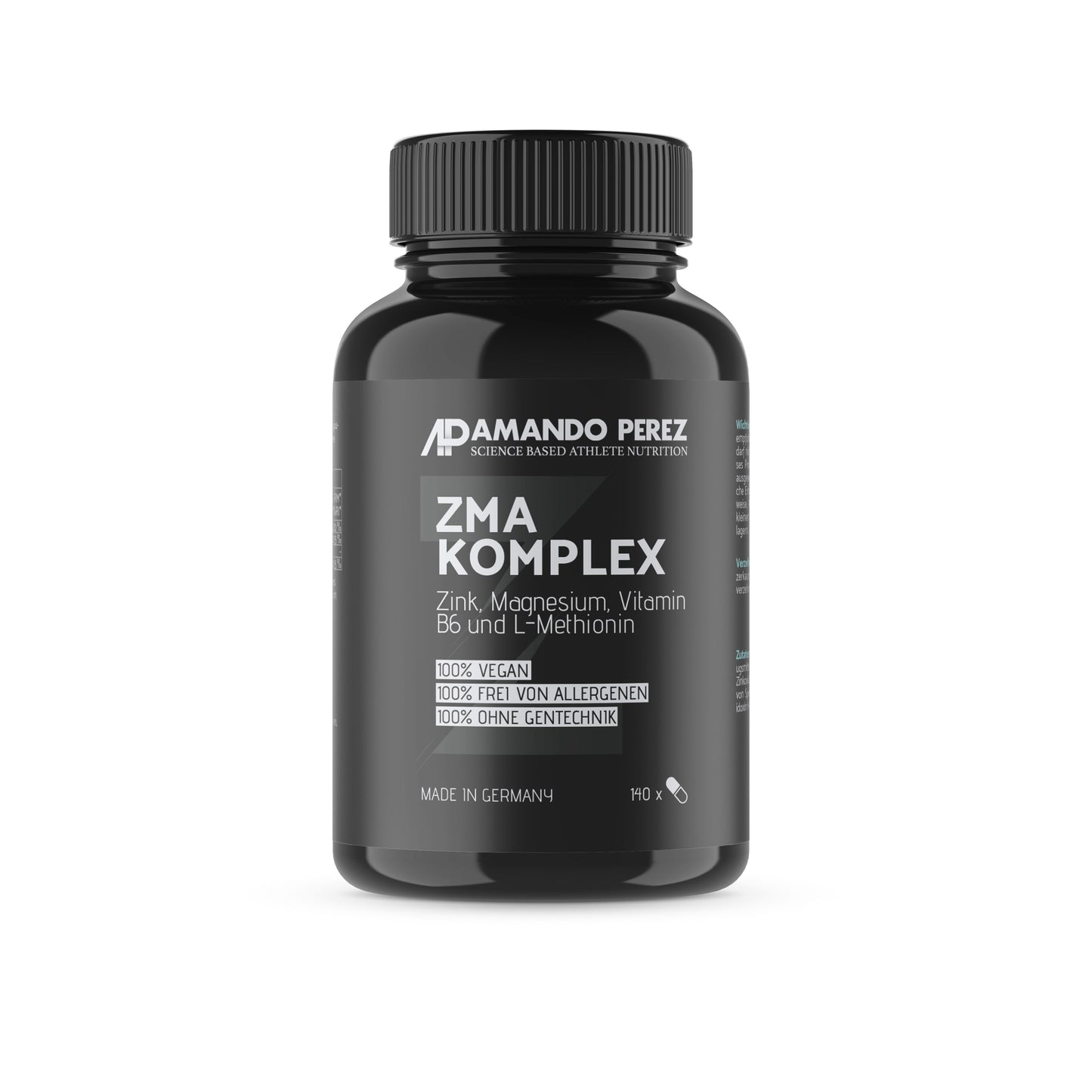 ZMA Komplex - 140 vegane Kapseln