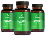 Magnesium Malate 3000mg - 180 vegane Tabletten