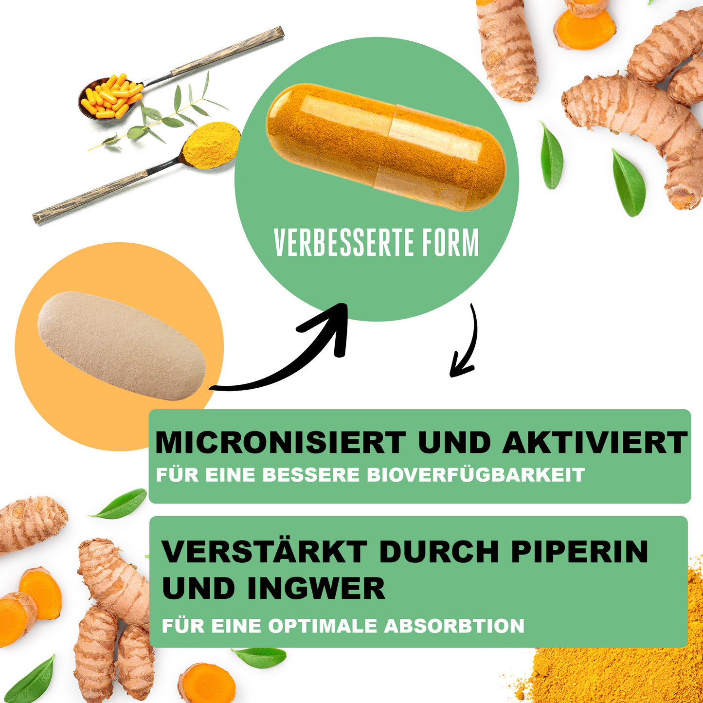 Curcuma Extrakt - 90 vegane Kapseln