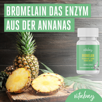 Bromelain - 500 mg - 100 vegane Kapseln aus Ananas