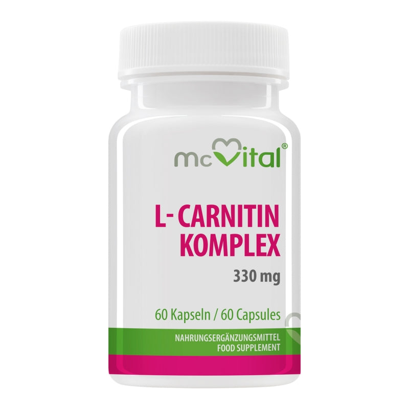 L-Carnitin-L-Tartrat Komplex - 330 mg - 60 Kapseln
