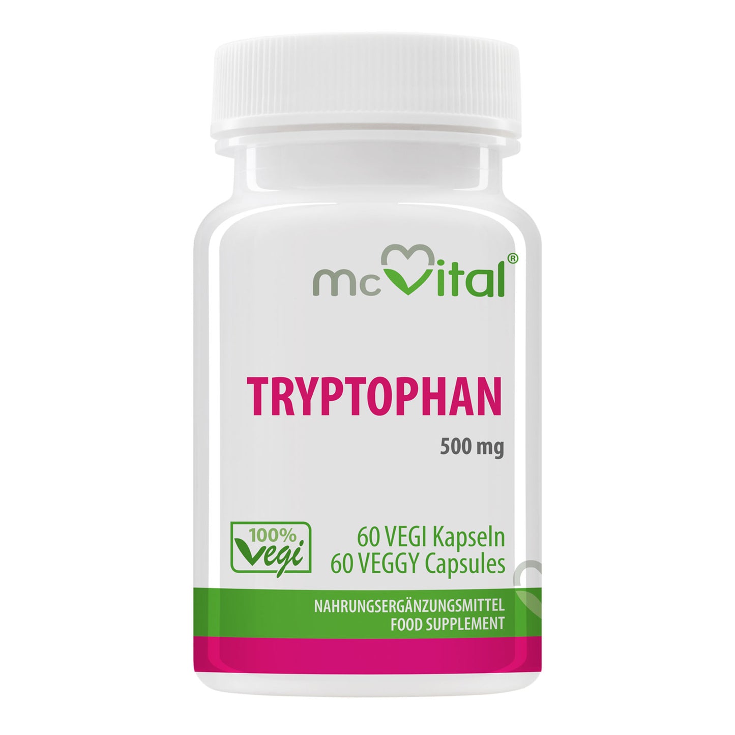 Tryptophan 500mg - 60 vegane kapseln