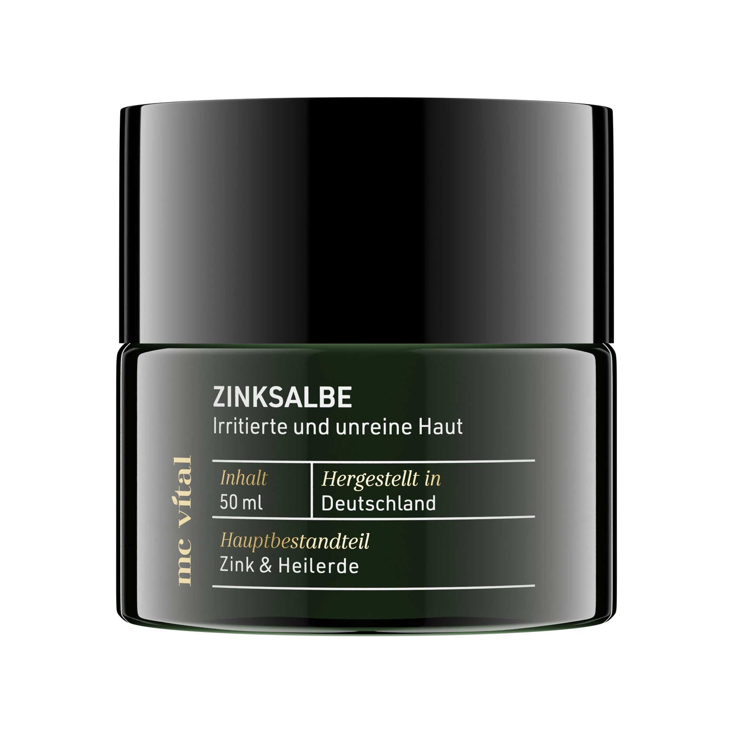 Zinksalbe mit Teebaumöl und Heilerde - 50 ml