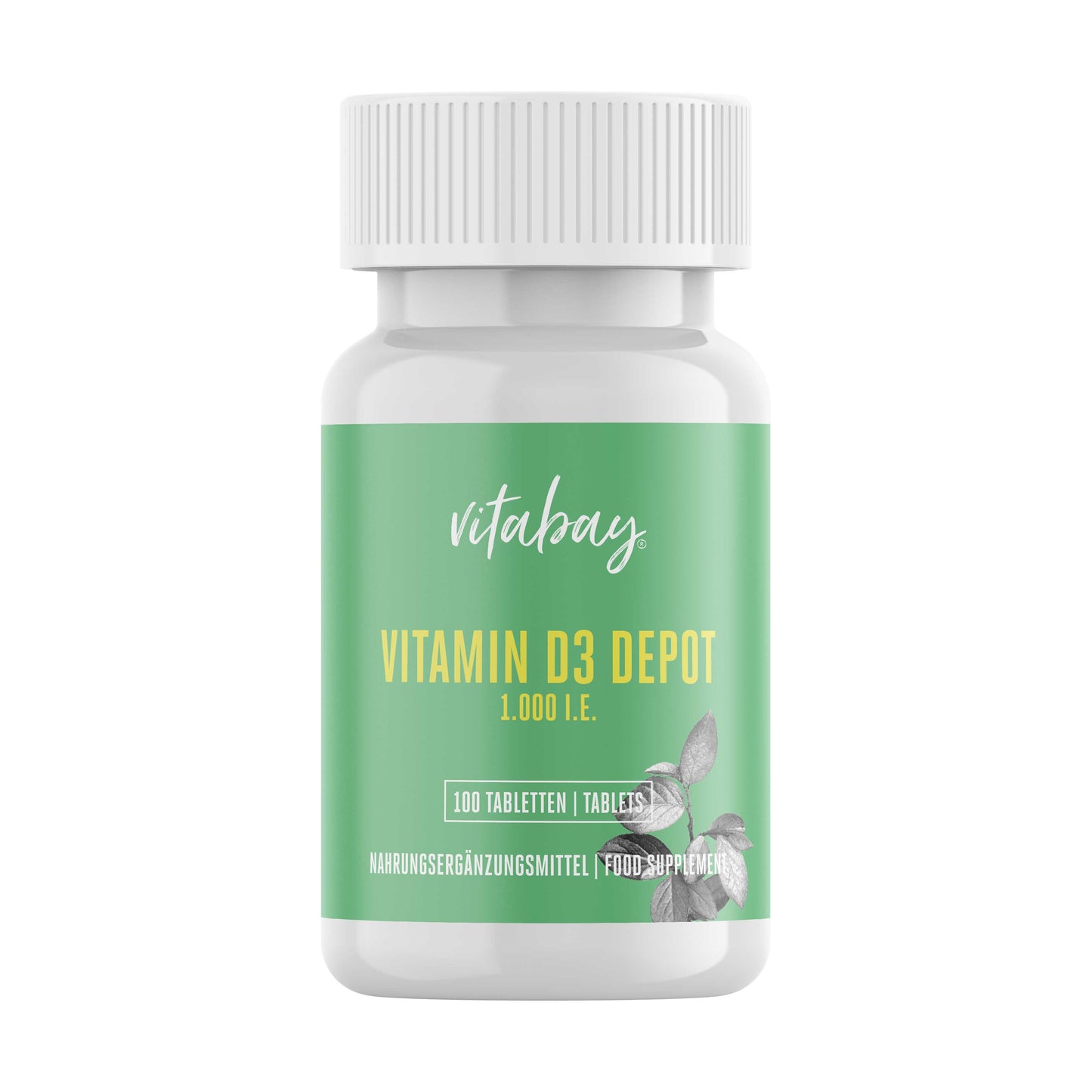 Vitamin D3 1.000 I.E. - 100 vegane Tabletten