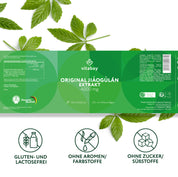 Jiaogulan Extrakt - 5-blättriger Ginseng - 4000 mg - 120 Kapseln
