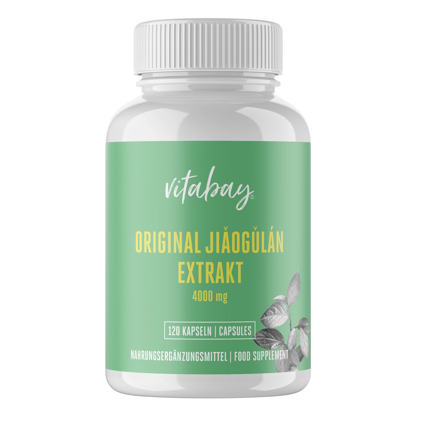 Jiaogulan Extrakt - 5-blättriger Ginseng - 4000 mg - 120 Kapseln