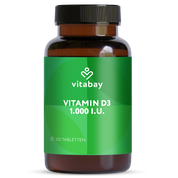 Vitamin D3 1.000 I.E. - 300 vegane Tabletten