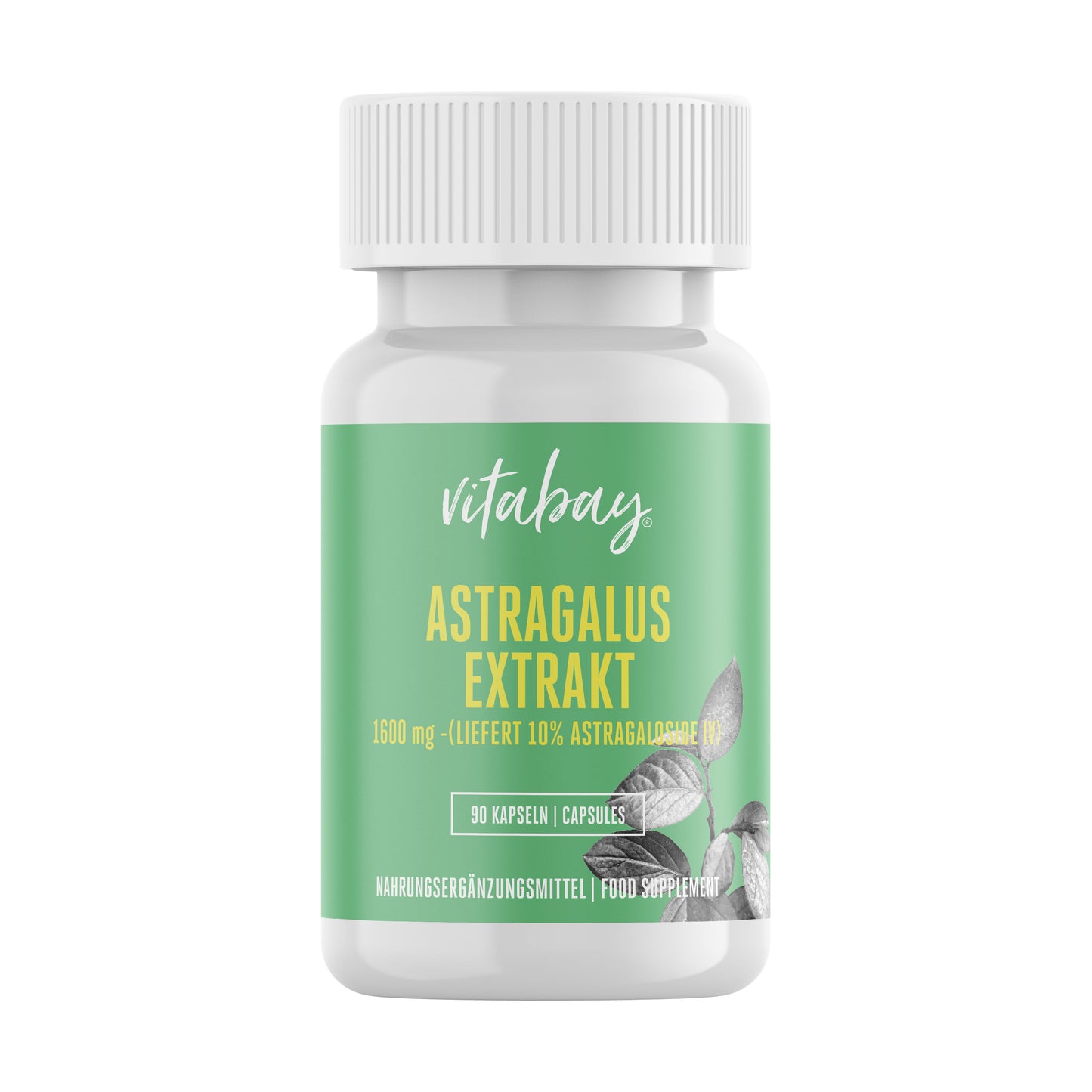 Astragalus Extrakt - 1600 mg - 90 vegane Kapseln