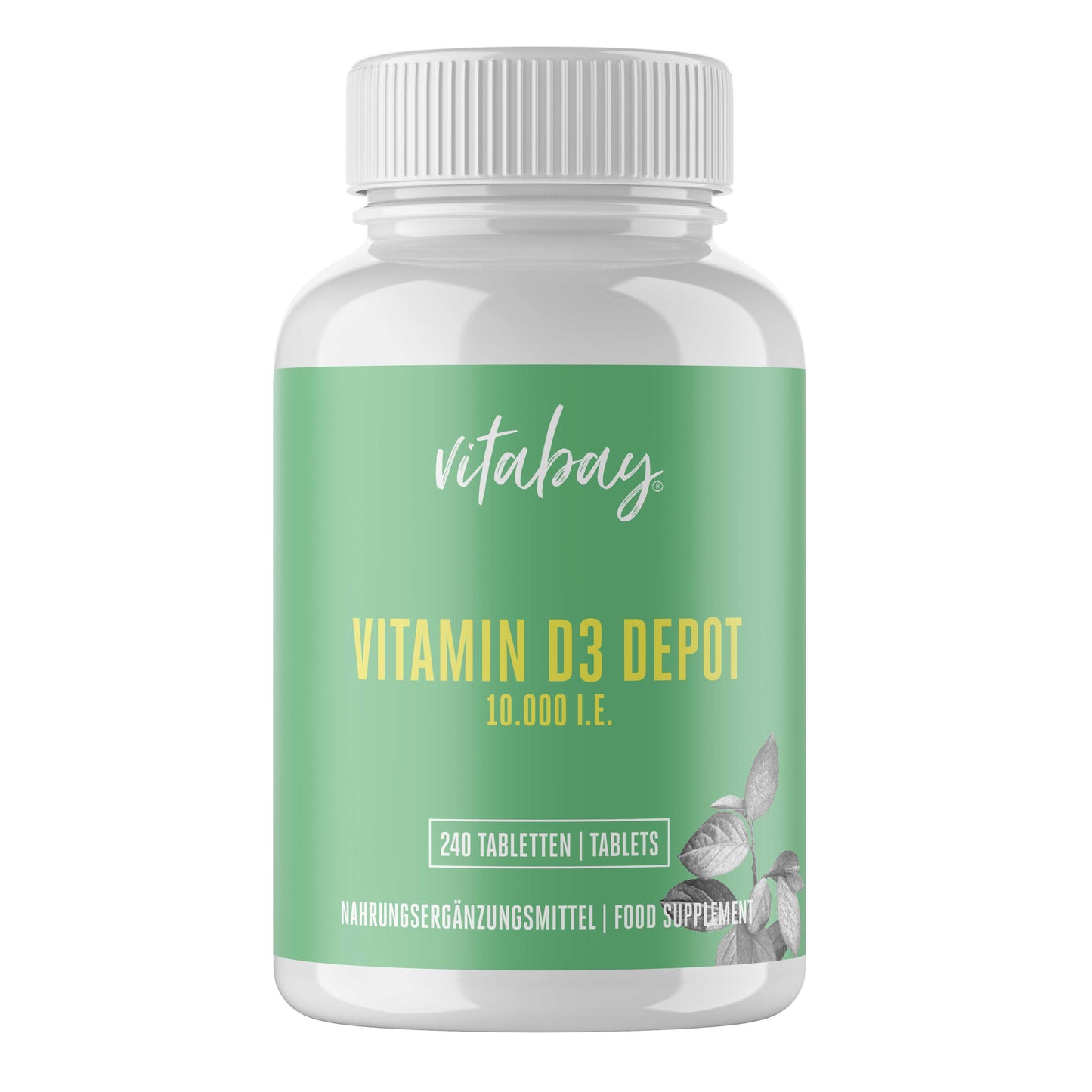 Vitamin D3 Depot 10.000 I.E. - 240 vegane Tabletten