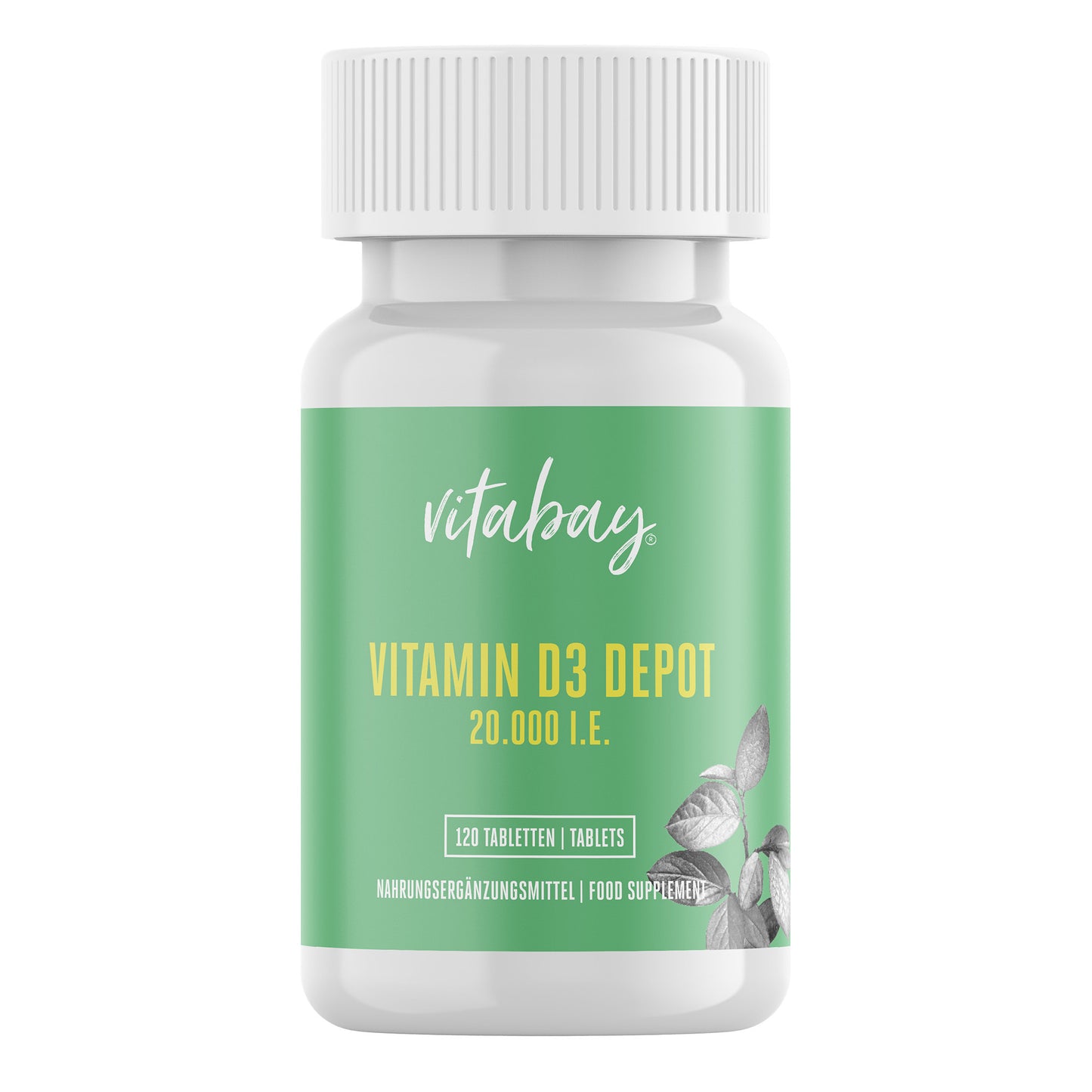 Vitamin D3 Depot 20.000 I.E. - 120 vegane Tabletten