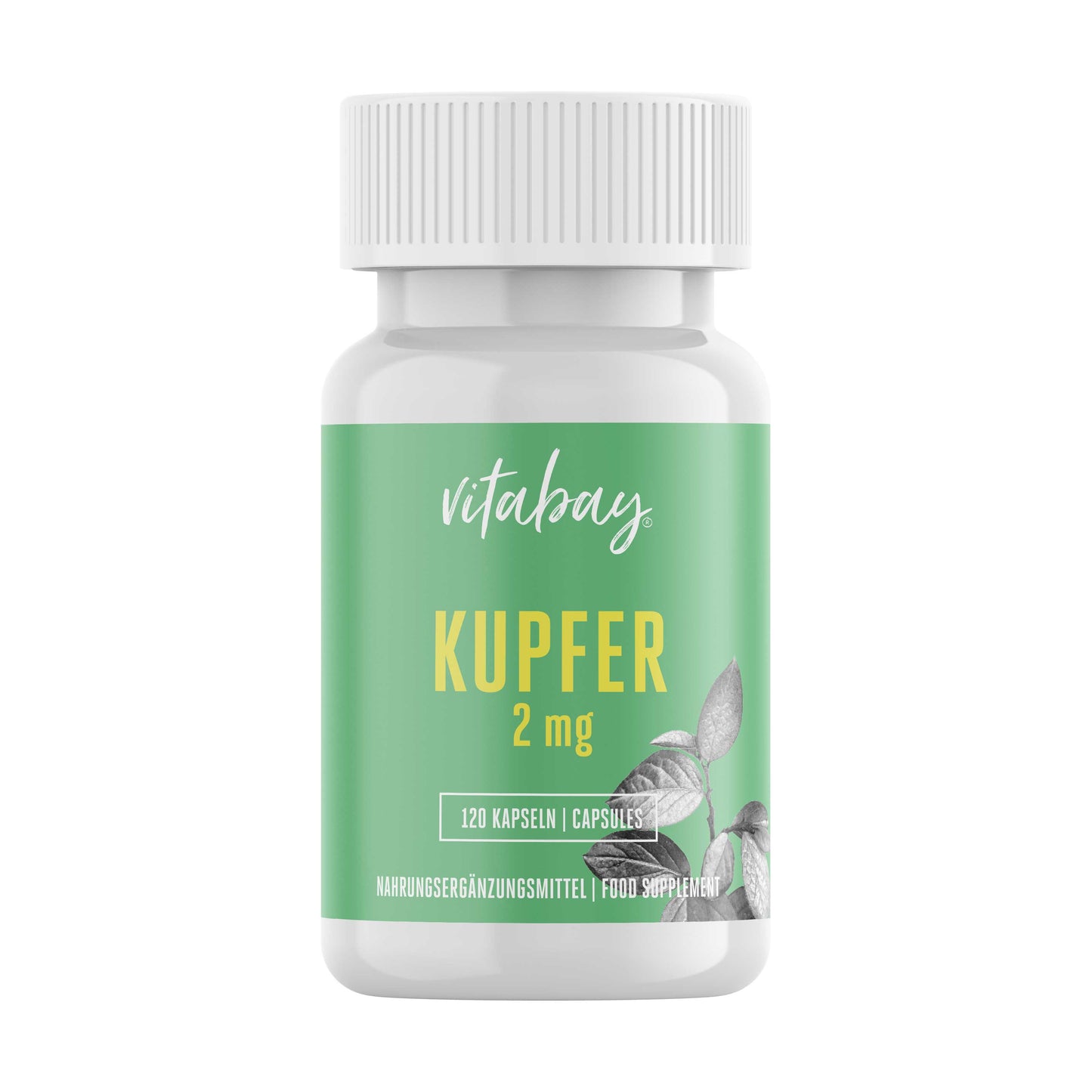 Kupfer 2 mg – 120 vegane Kapseln