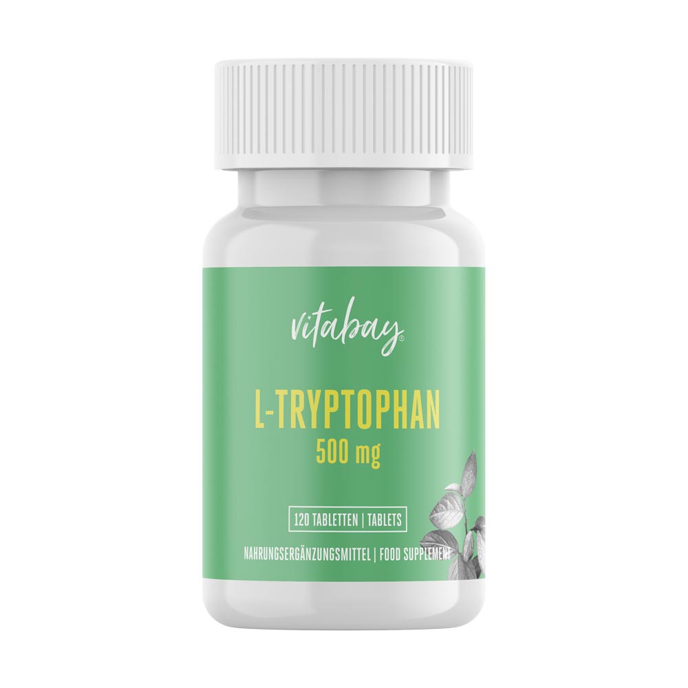 L-Tryptophan - 500 mg  - 120 vegane Tabletten