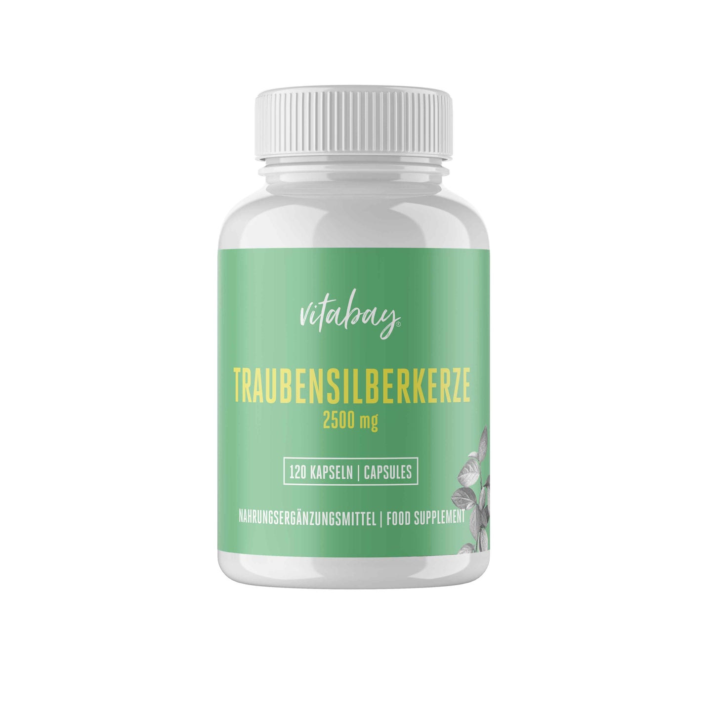 Traubensilberkerze Extrakt 2500 mg - 120 vegane Kapseln
