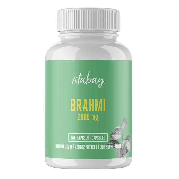 Brahmi Extrakt 2000 mg - 150 vegane Kapseln
