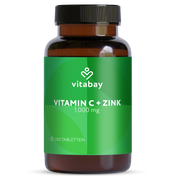 Vitamin C 1000 mg + Zink - 200 vegane Tabletten