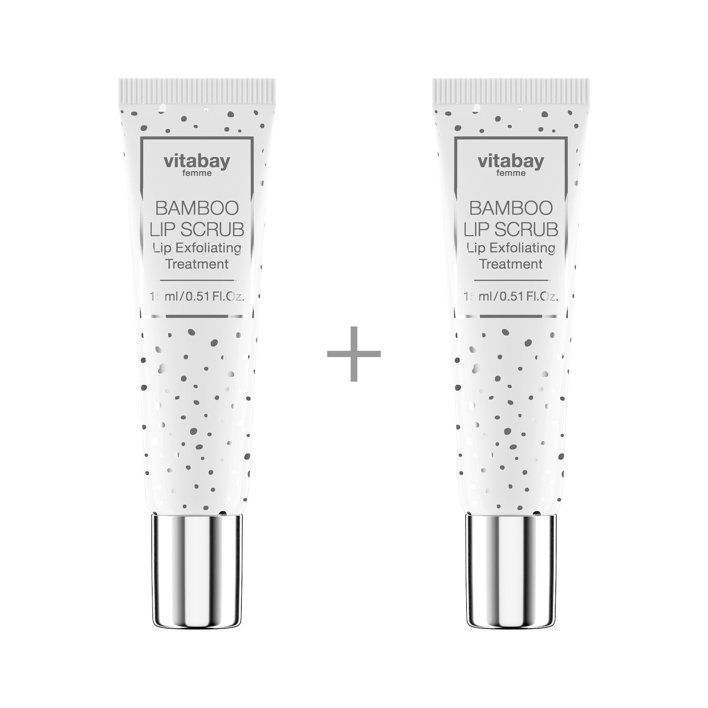 Bamboo Lip Scrub - Lip Exfoliating Treatment 2 x 15 ML