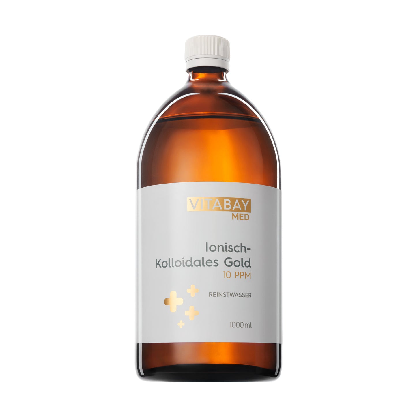 Kolloidales Gold 10 PPM - Reinheitsstufe 99,99% - 1000 ml