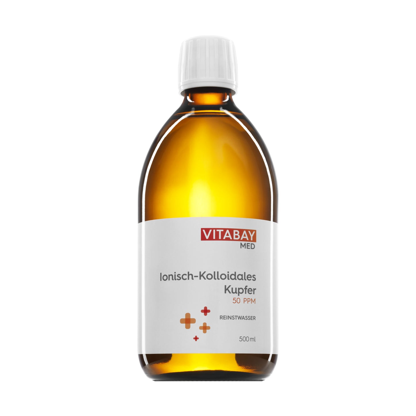Kolloidales Kupfer 50 PPM - Reinheitsstufe 99,99% - 500 ml