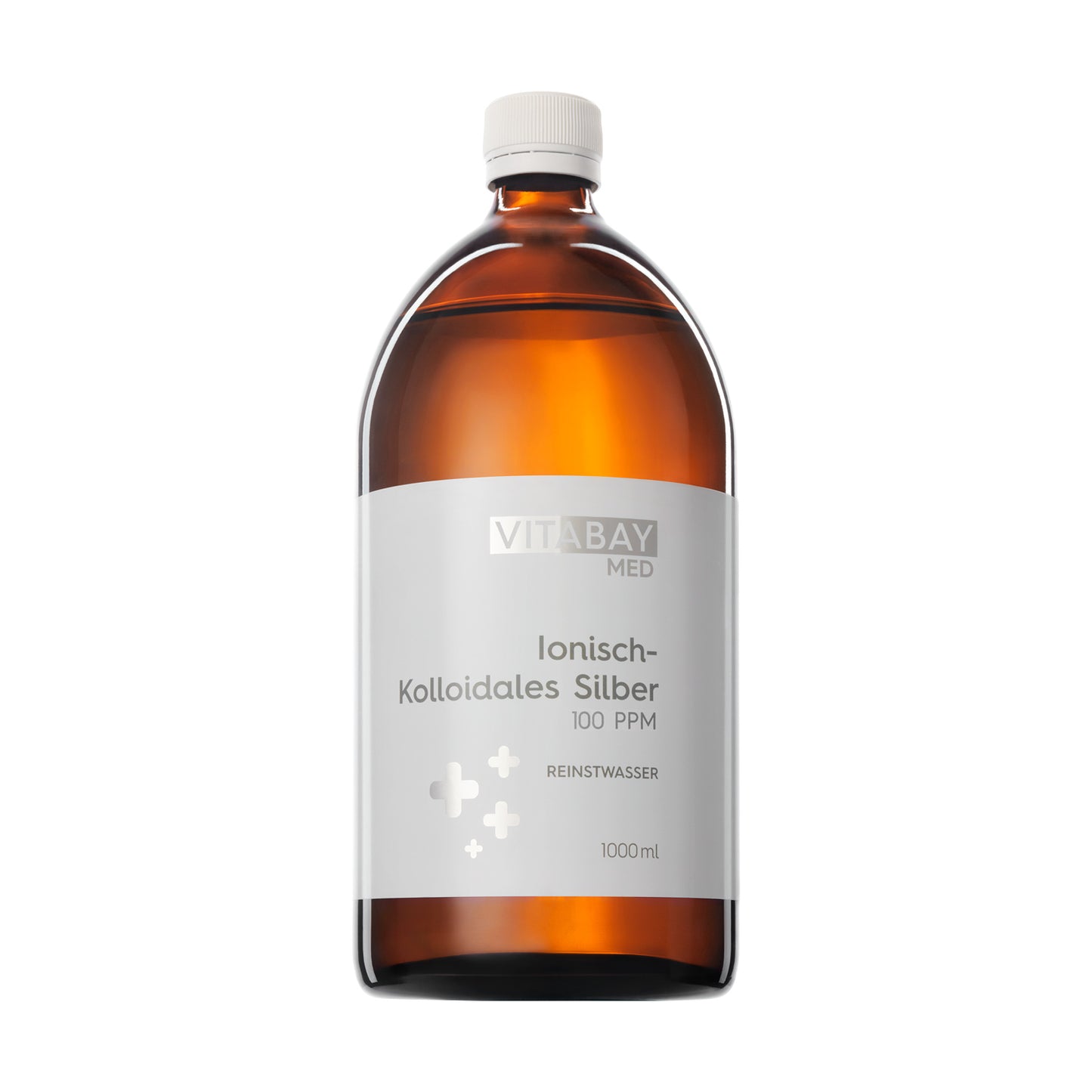 Kolloidales Silber 100PPM - Reinheitsstufe 99,99% - 1000 ml