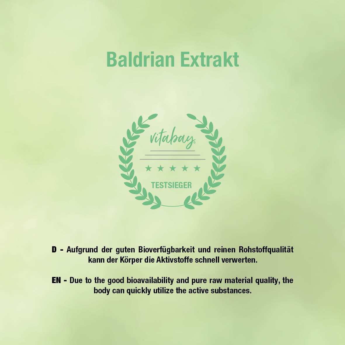 Baldrian Extrakt 2000 mg - 90 vegane Kapseln