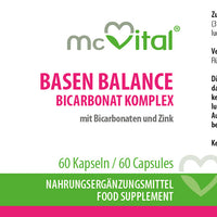 Basen Balance – Bicarbonat Komplex - 60 Kapseln