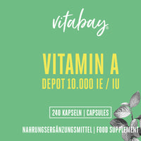 Vitamin A Depot 10.000 I.E. - 240 vegane Kapseln