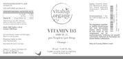 Vitamin D3 Liquid 1.000 IE  - 50ml vegane Tropfen