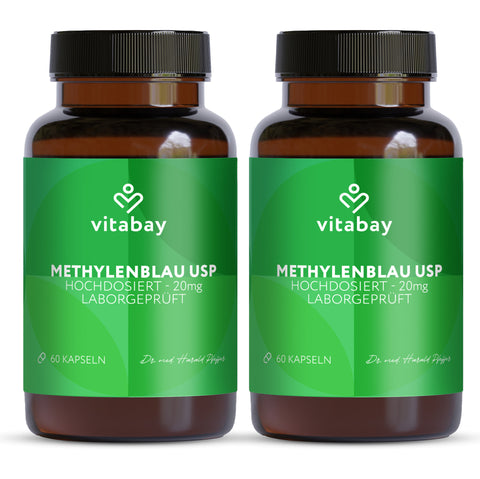 Methylene Blue USP Capsules - High Purity Laboratory Grade