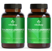 Traubensilberkerze Extrakt 2500 mg - 120 vegane Kapseln