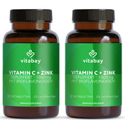 Vitamin C 1000 mg + Zink - 200 vegane Tabletten