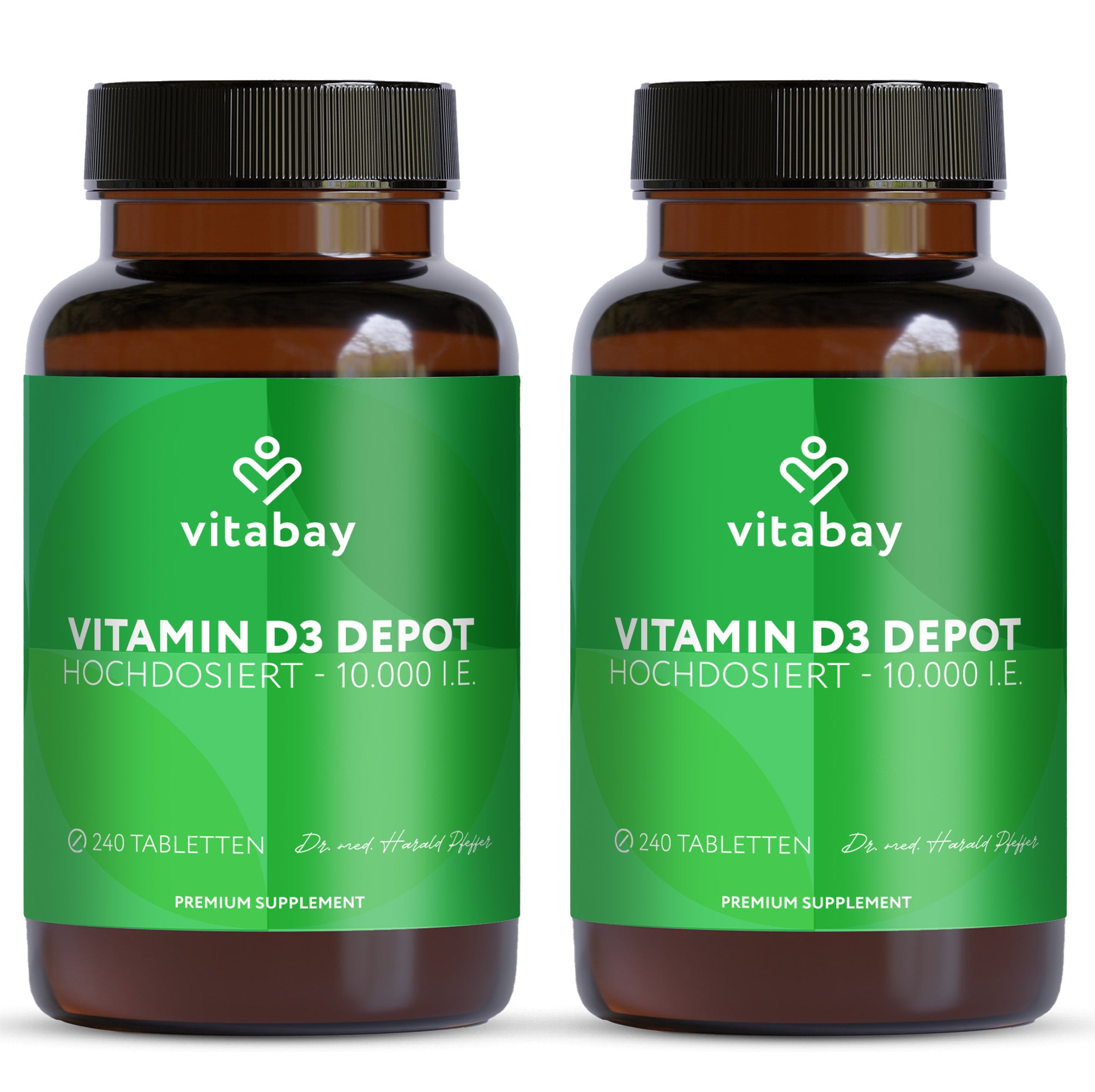 Vitamin D3 Depot 10.000 I.E. - Vegane Tabletten