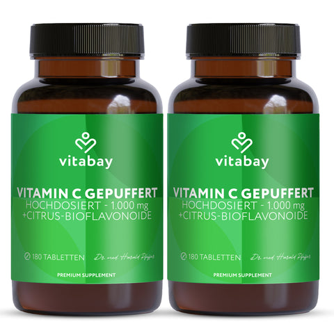 Vitamin C 1000 mg + Bioflavonoids (Time Released) - vegan tablets