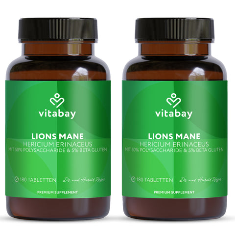 Lion's Mane 60,000 mg - 180 Vegan Tablets