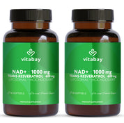 NAD+ 1000 mg Trans-Resveratrol 600 mg liposomal - 90 vegane Softgels