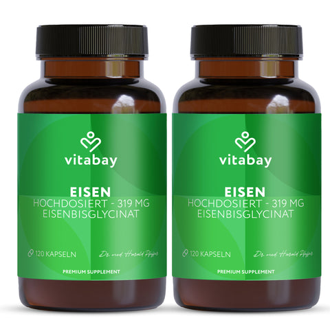 Iron (Iron Bisglycinate) - 319 mg - 120 vegan capsules
