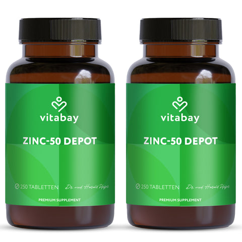 Zinc-50 Depot - Vegan Tablets