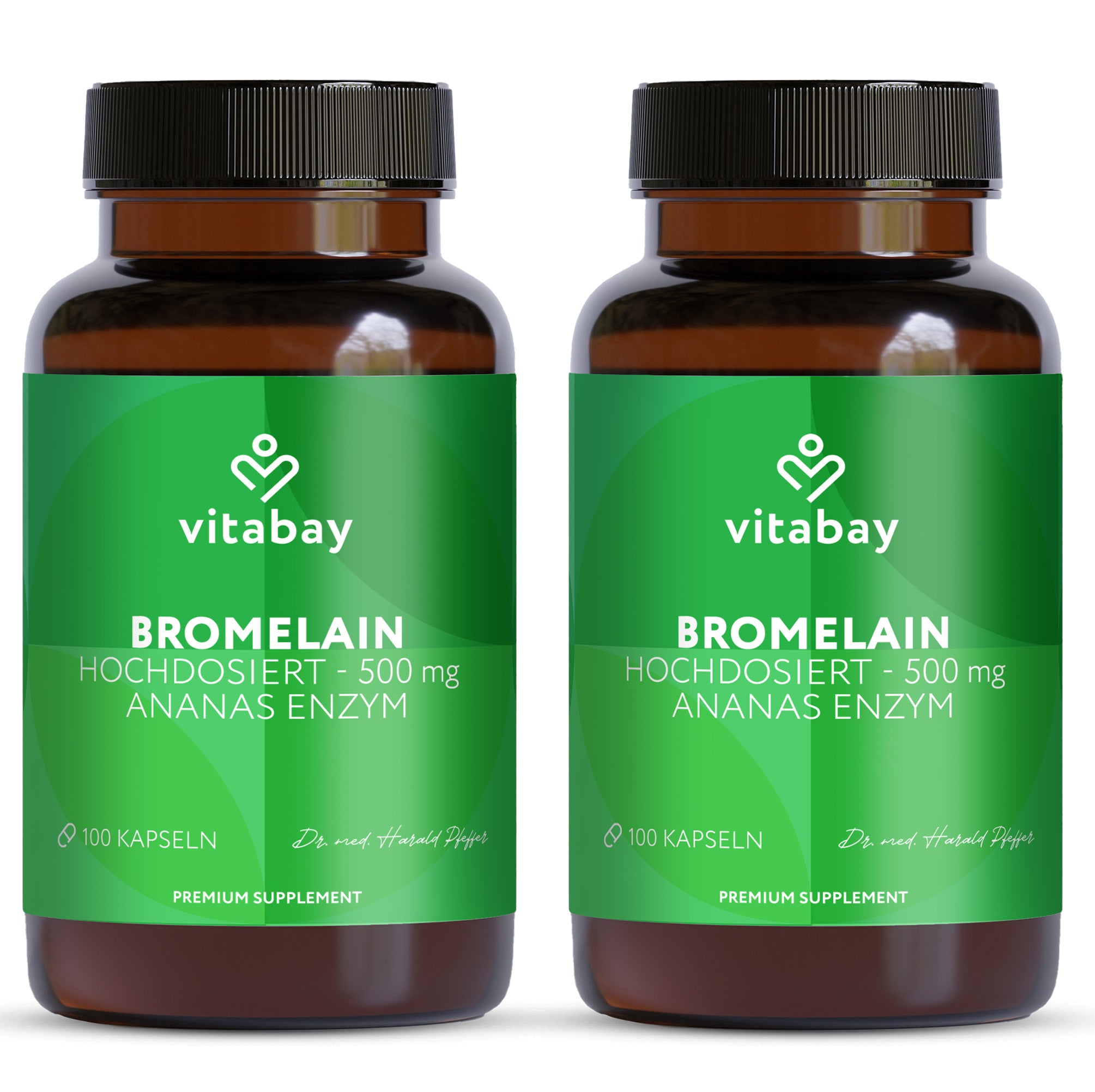 Bromelain - 500mg - 100 vegane Kapseln aus Ananas