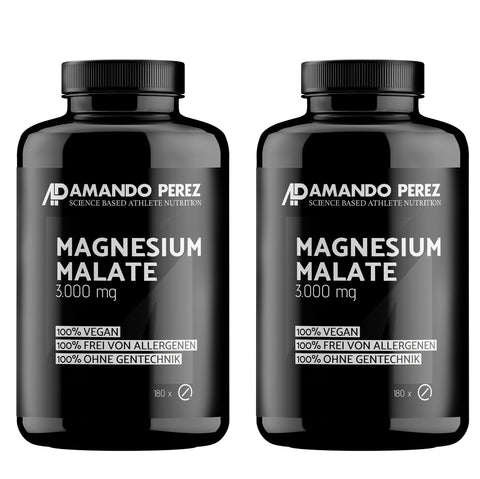 Magnesium Malate 3000mg - 180 vegan tablets