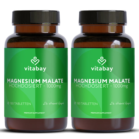 Magnesium Malate 1000mg - 180 Vegan Tablets
