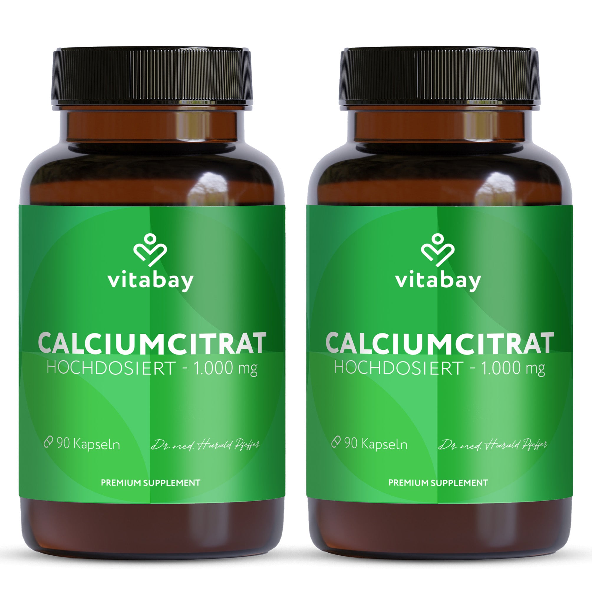 Calciumcitrat 1000mg - Vegane Kapseln