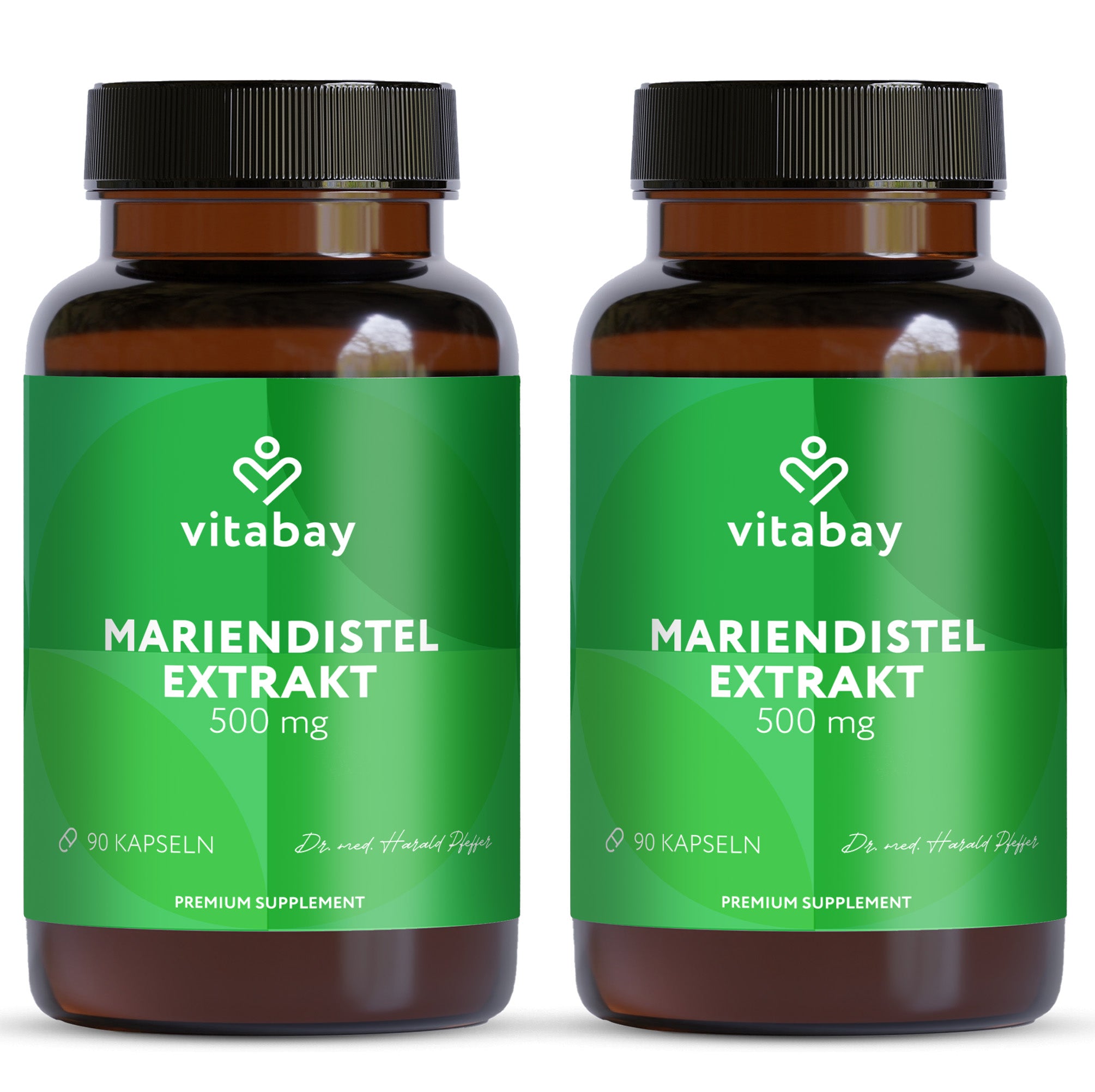 Mariendistel Extrakt 500mg vegan - 90 Kapseln