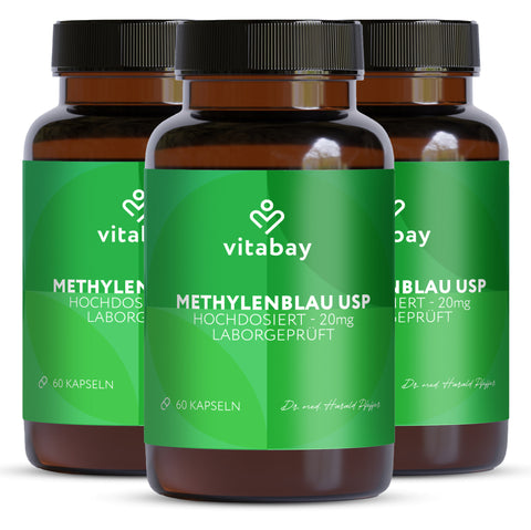 Methylene Blue USP Capsules - High Purity Laboratory Grade