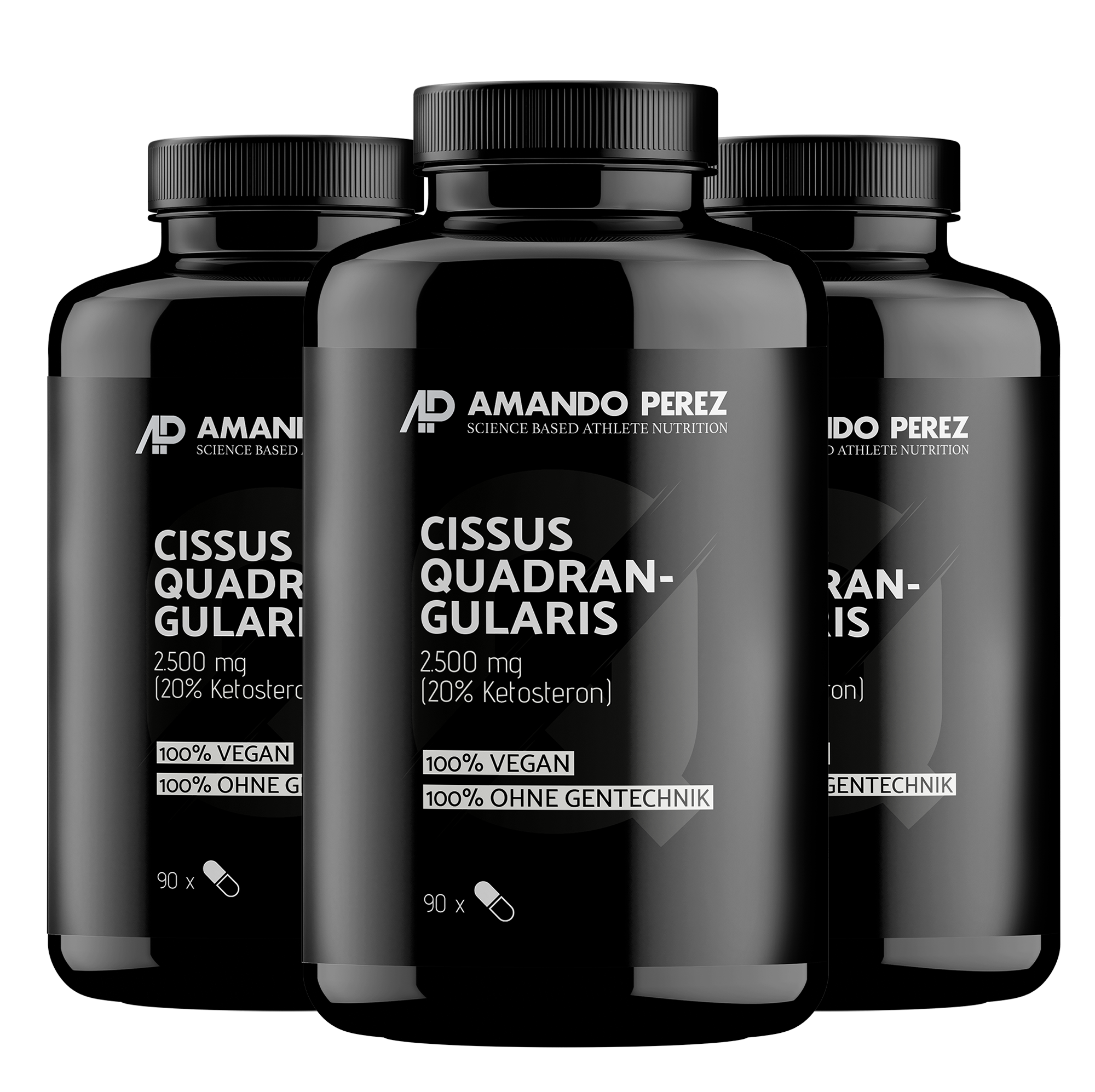 Cissus Quadrangularis Extrakt 2500 mg - 90 vegane Kapseln