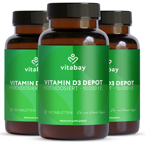 Vitamin D3 Depot 10,000 IU - Vegan Tablets