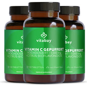 Vitamin C 1000 mg + Bioflavonoide (Time Released ) - vegane Tabletten