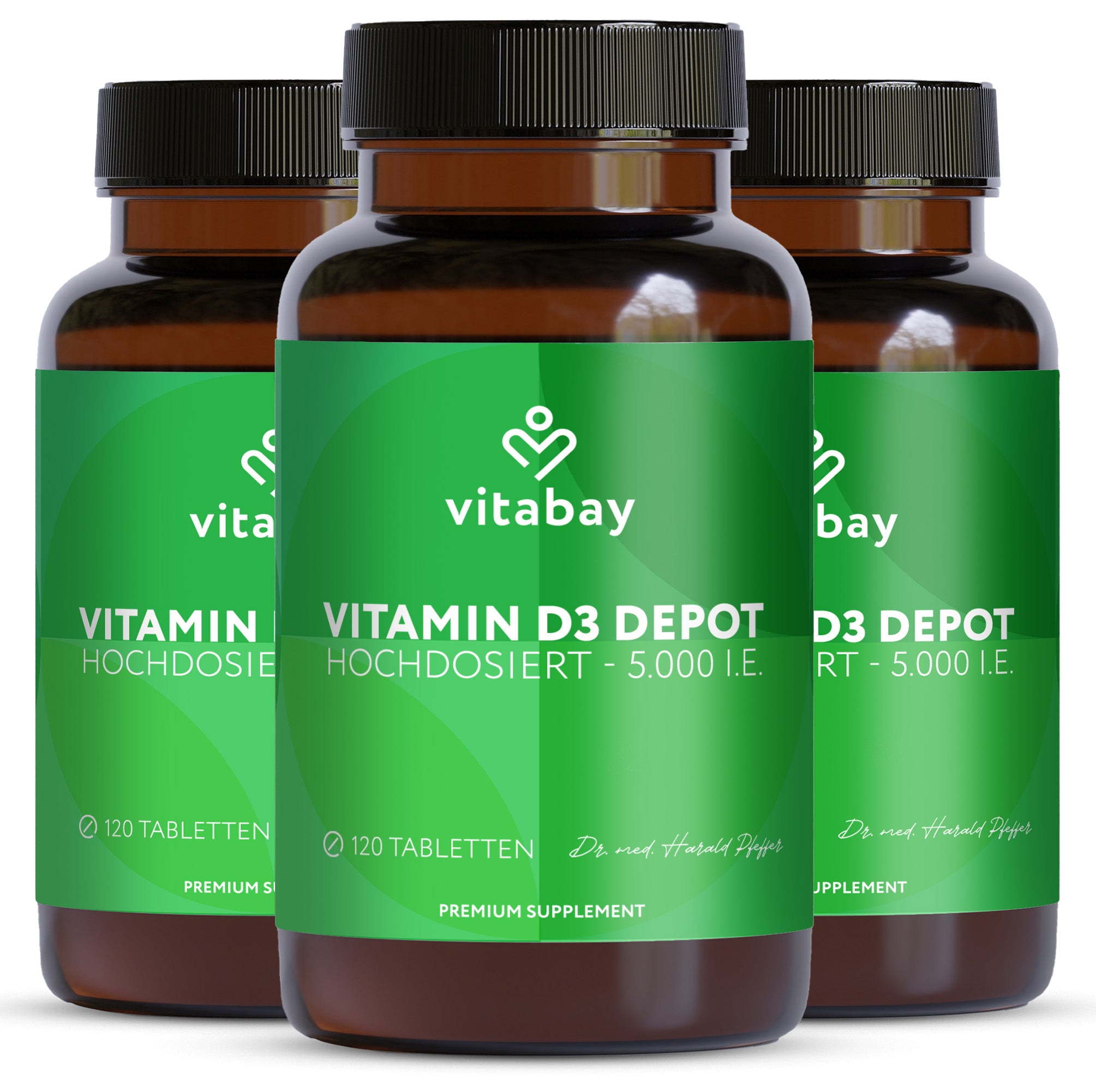 Vitamin D3 Depot 5.000 I.E. - Vegane Tabletten