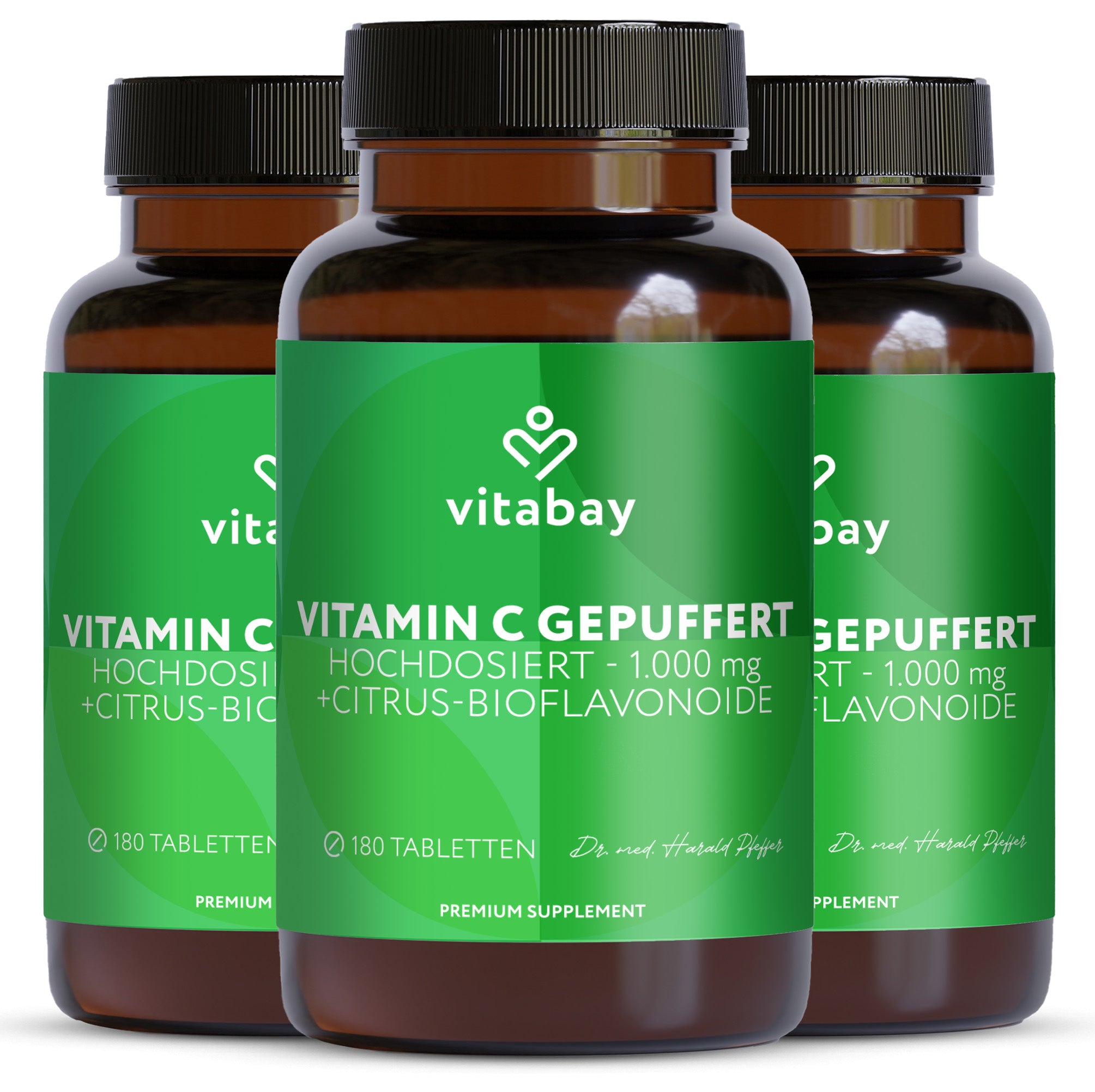 Vitamin C 1000 mg + Bioflavonoide (Time Released ) - vegane Tabletten