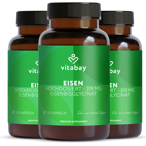 Iron (Iron Bisglycinate) - 319 mg - 120 vegan capsules