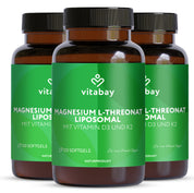 Liposomales Magnesium-L-Threonat 1000 mg - 120 vegane Softgels - NATURPRODUKT