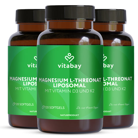 Liposomal Magnesium L-Threonate 1000 mg - 120 Vegan Softgels - NATURAL PRODUCT